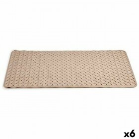 Tappeto da bagno Berilo AR1910100 Beige PVC 38 x 0,03 x 78 cm (6 Unità)