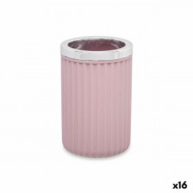 Bicchiere Berilo 3436-4 Rosa Plastica 7,5 x 11,5 x 7,5 cm (16 Unità)