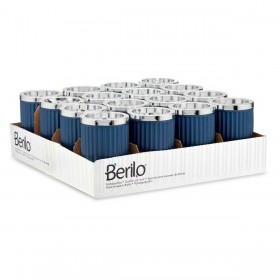 Bicchiere Berilo 3436-5 Azzurro Plastica 7,5 x 11,5 x 7,5 cm (16 Unità)