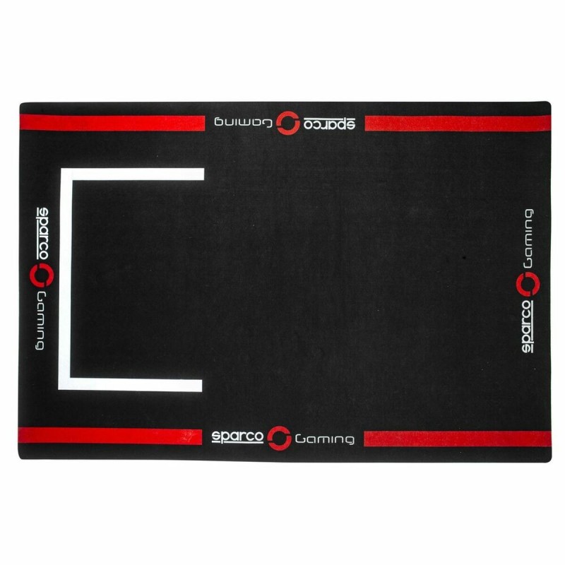 Tappetino da gaming Sparco S099101NRRS Rosso Nero/Rosso
