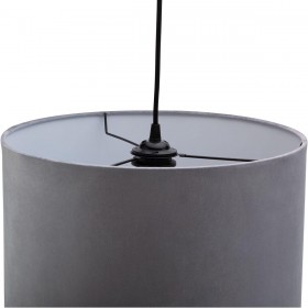 Lampadario Alexandra House Living Nero Grigio Metallo 38 x 24 x 38 cm