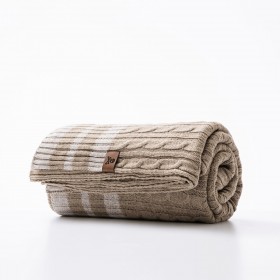 Coperta Scalpers SC-0040 Marrone Beige 140 x 190 cm