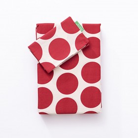 Set di Lenzuola Benetton Rosso 3 Pezzi