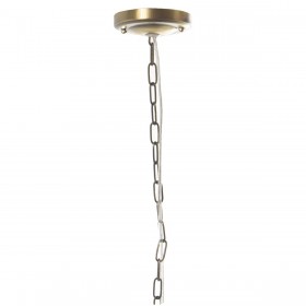 Lampadario Alexandra House Living Grigio Metallo 40 W 29 x 47 x 29 cm Ottone