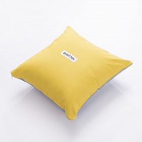 Cuscino Benetton Giallo Bianco Ciliegie 40 x 40 cm Quadrato