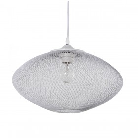 Lampadario Alexandra House Living Bianco Metallo 40 W 38 x 25 x 38 cm