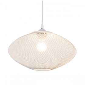 Lampadario Alexandra House Living Bianco Metallo 40 W 38 x 25 x 38 cm