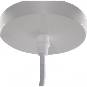 Lampadario Alexandra House Living Bianco Metallo 40 W 38 x 25 x 38 cm