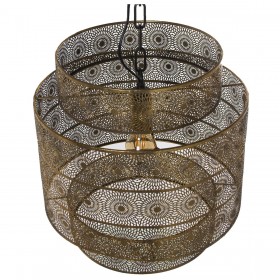 Lampadario Alexandra House Living Oro Dorato Metallo 60 W 39 x 39 x 39 cm