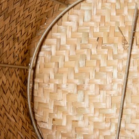 Set di Cesti Alexandra House Living 34789 Beige vimini Rattan Fibra naturale (2 Unità)
