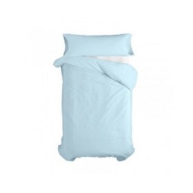 Set di copripiumino HappyFriday Basic Kids Azzurro Singolo 2 Pezzi