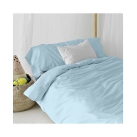 Set di copripiumino HappyFriday Basic Kids Azzurro Singolo 2 Pezzi