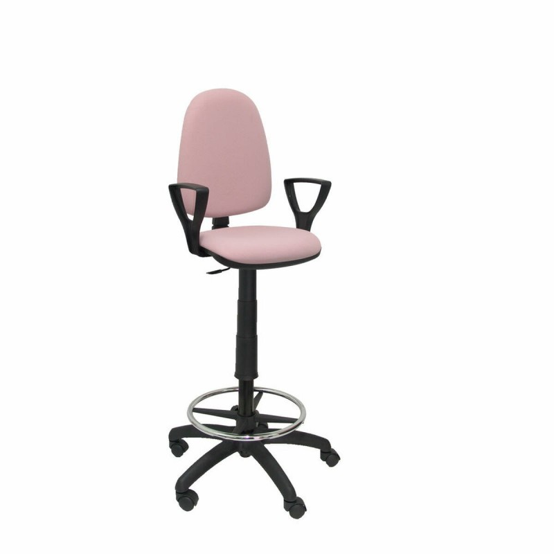 Sgabello Ayna bali Piqueras y Crespo T04CP Rosa Rosa chiaro PVC