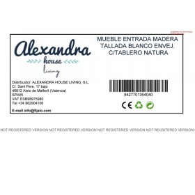 Console Alexandra House Living Legno 101 x 29 x 100 cm