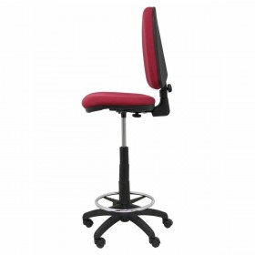 Sgabello Ayna bali Piqueras y Crespo T04CP Rosso Rosso Granato PVC