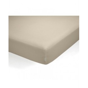 Lenzuolo con angoli aderenti Alexandra House Living QUTUN Taupé 200 x 200 cm 200 x 1 x 200 cm