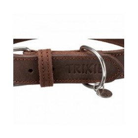 Collare per Cani Trixie Rustic Marrone scuro S/M 34-40 cm