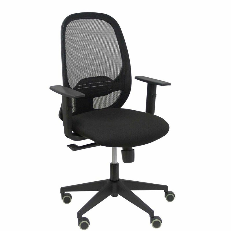 Sedia da Ufficio Piqueras y Crespo 0B10CRP Nero Con braccioli