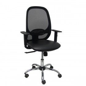 Sedia da Ufficio Piqueras y Crespo 10CCRRN Nero Con braccioli