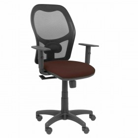 Sedia da Ufficio Piqueras y Crespo 3B10CRN Marrone scuro Con braccioli
