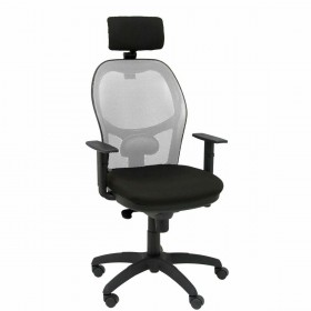 Sedia Ufficio con Poggiatesta Piqueras y Crespo 10CRNCR Nero Grigio