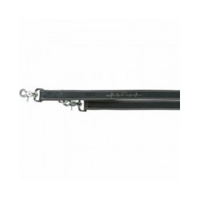 Guinzaglio regolabile per cane Trixie Heartbeat Nero M/L 2 m