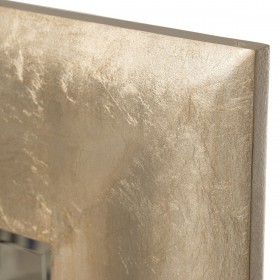 Specchio da parete Alexandra House Living Champagne Legno Rettangolare 2 x 54 x 73 cm