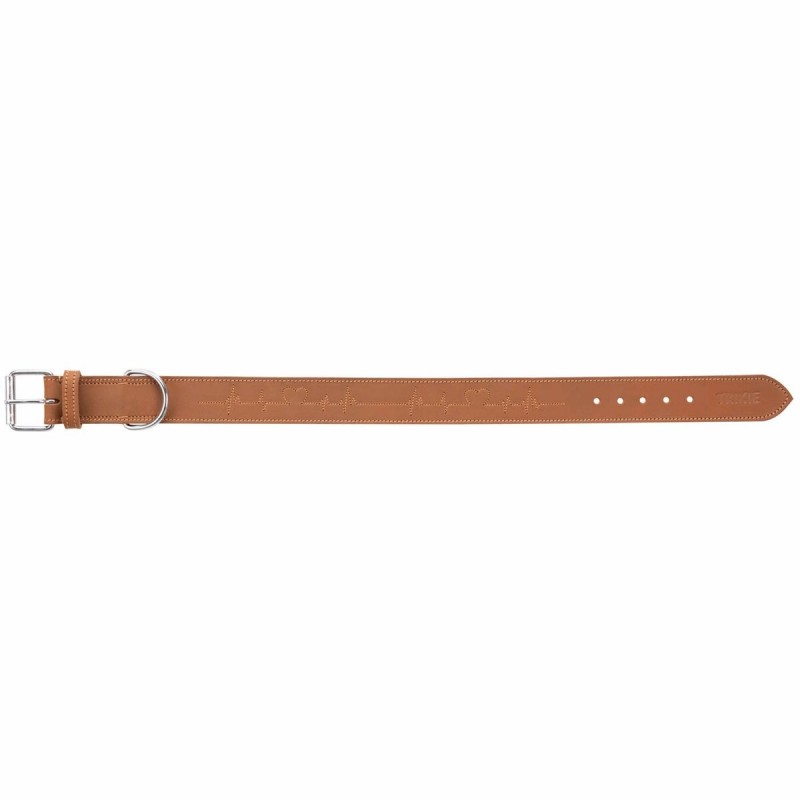 Collare per Cani Trixie Heartbeat Marrone L 47-55 cm