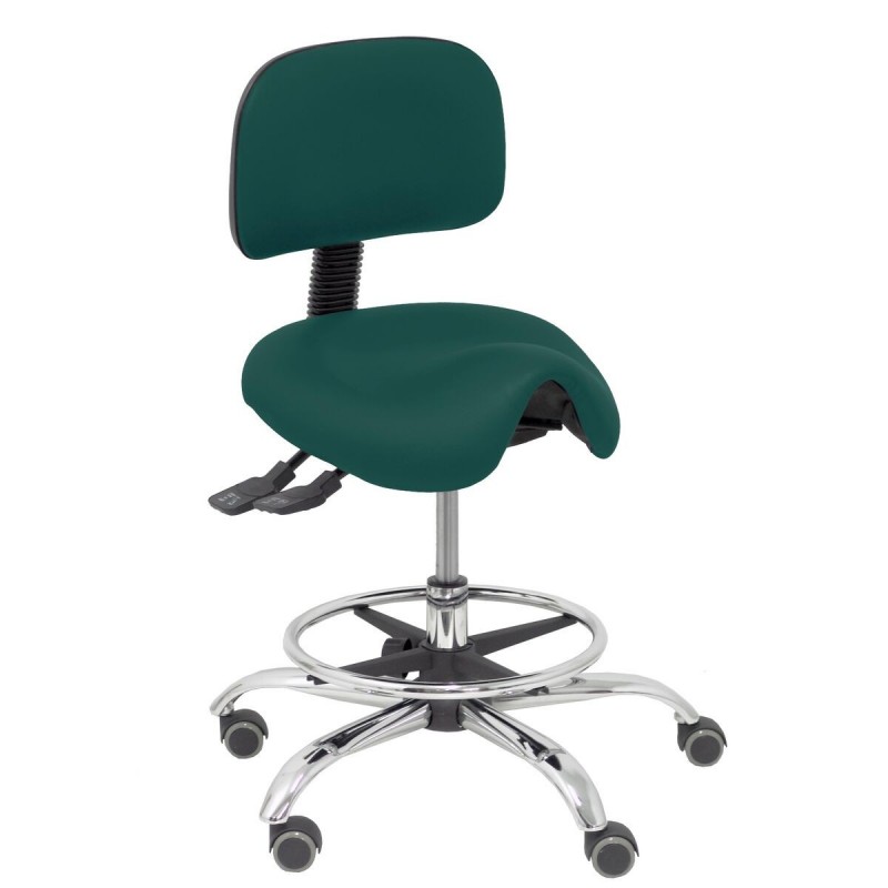 Sgabello Zarza Piqueras y Crespo 426CRRP Verde scuro PVC