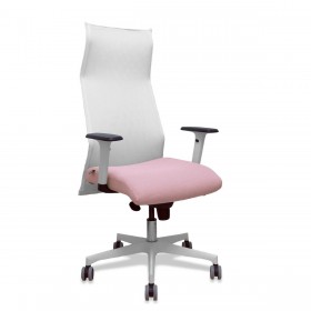Sedia da Ufficio Piqueras y Crespo 54BR65G Bianco Rosa