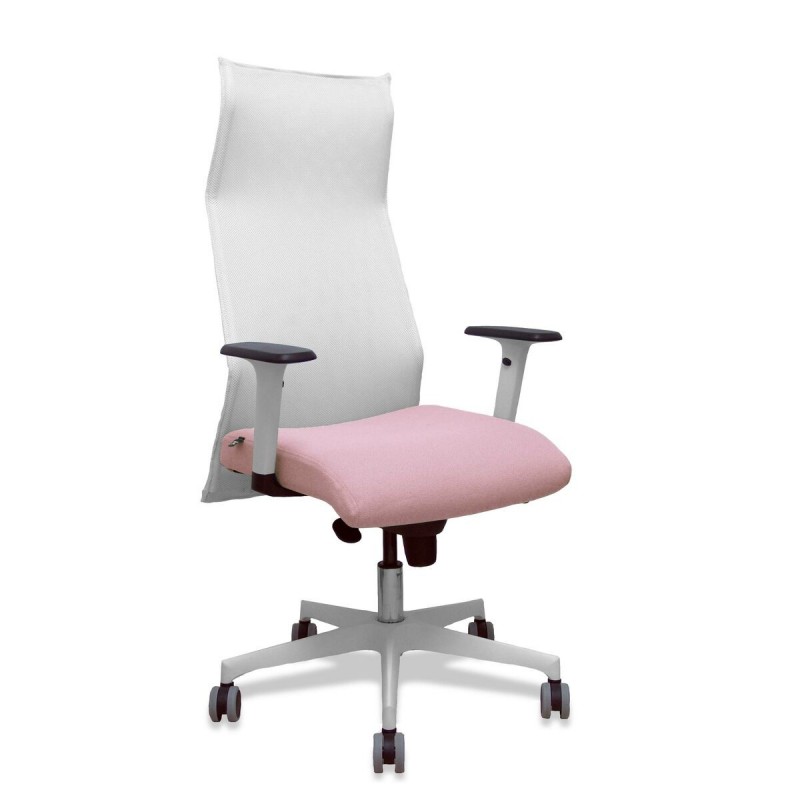 Sedia da Ufficio Piqueras y Crespo 54BR65G Bianco Rosa