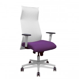 Sedia da Ufficio Piqueras y Crespo 54BR65G Bianco Viola