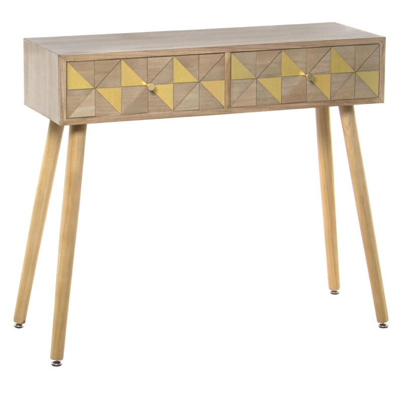 Console Alexandra House Living Bianco Legno 89 x 78 x 30 cm