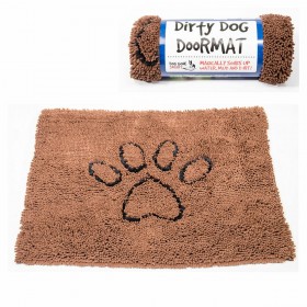 Tappeto per cani Dog Gone Smart Microfibre Marrone (89 x 66 cm)
