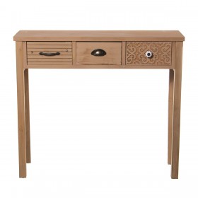 Console Alexandra House Living Marrone Legno 90 x 78 x 30 cm