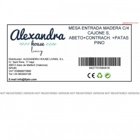 Console Alexandra House Living Marrone Legno 105 x 78 x 40 cm