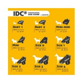 Imbracatura per Cani Julius K9 IDC Giallo L 1