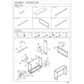 Console Alexandra House Living Marrone Metallo 100 x 75 x 30 cm