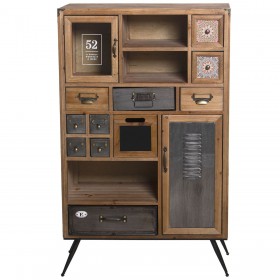 Armadio Alexandra House Living Legno 70 x 34 x 112 cm