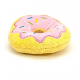 Peluche per cani Gloria Frosty 3 x 5 x 14 cm Ciambella Rosa