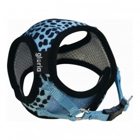 Imbracatura per Cani Gloria Leopardo 17-22 cm Azzurro Taglia XS
