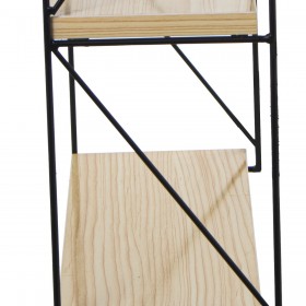 Mensole Alexandra House Living Marrone Nero Legno 42 x 43 x 15 cm