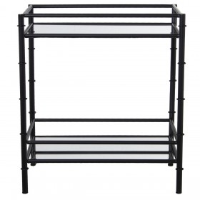 Tavolo aggiuntivo Alexandra House Living Nero 54 x 60 x 34 cm