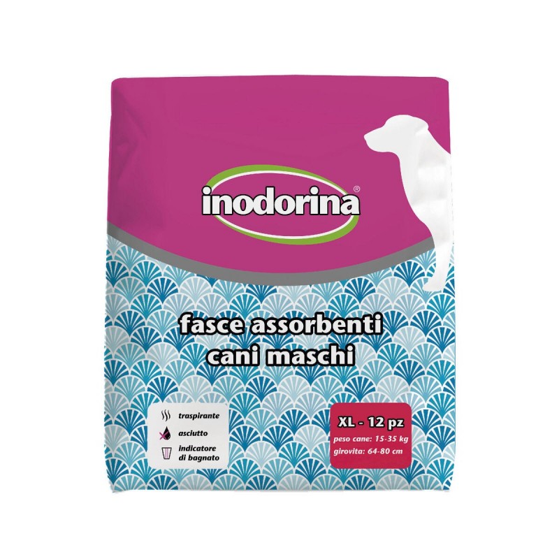 Pannolini usa e getta Inodorina 12 Unità
