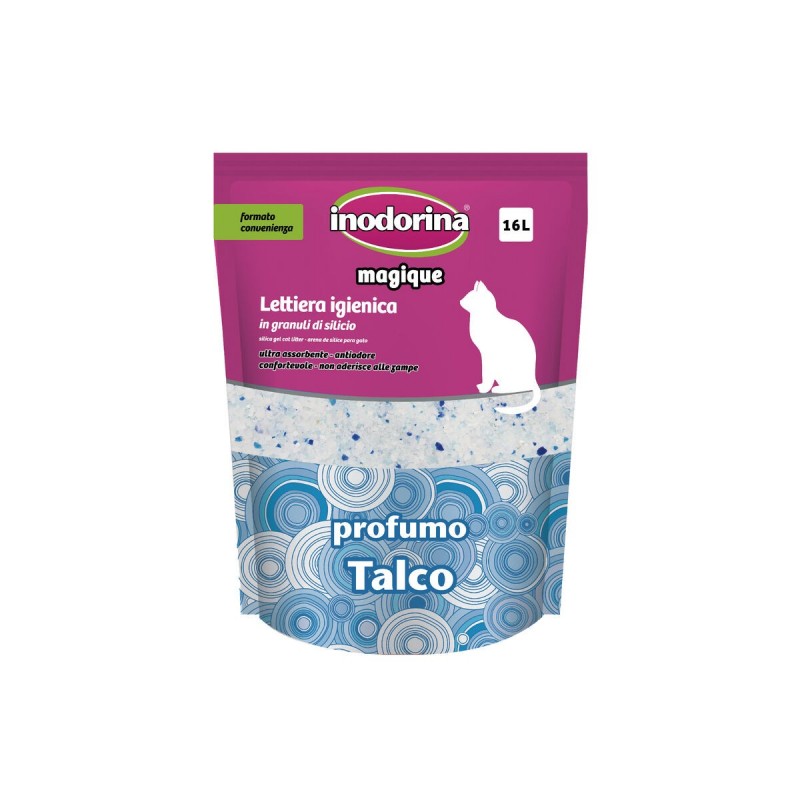 Sabbia per Gatti Inodorina MAGIQUE TALCO Talco 16 L
