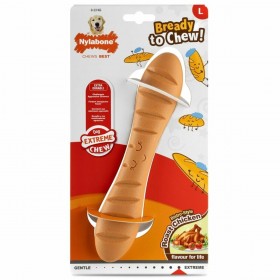 Giocattolo da mordere per cani Nylabone Marrone Pollo Artificiale L