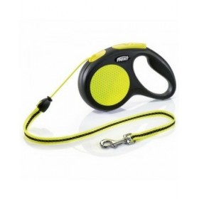 Guinzaglio per Cani Trixie flexi New NEON Giallo Riflettente 5 m