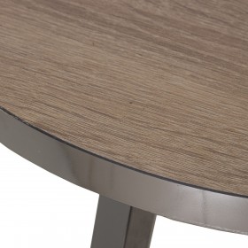 Set di 3 tavoli Alexandra House Living Marrone Dorato Legno