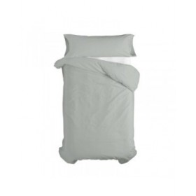 Set di copripiumino HappyFriday Basic Kids Grigio Singolo 2 Pezzi