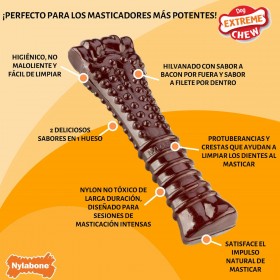 Osso Nylabone Marrone Bacon XL